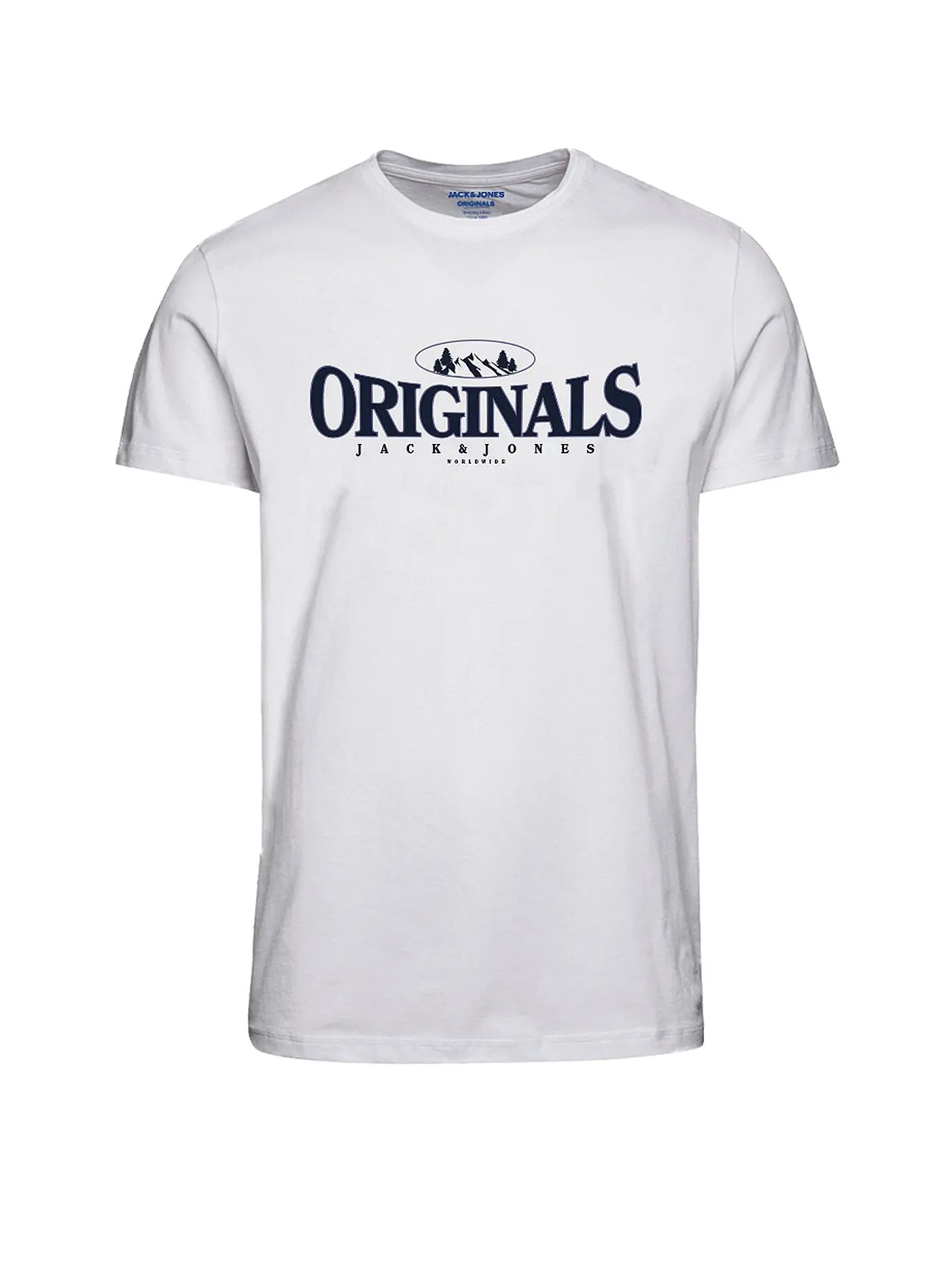 JACK & JONES | T-Shirt JJORMEDIAN | weiss